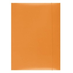 Teczka z gumką A4 OFFICE PRODUCTS pomarańczowa karton 300gsm