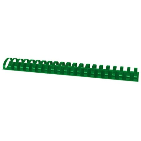 Grzbiet plastikowy 38mm (350 kartek) OFFICE PRODUCTS zielony 50 szt.