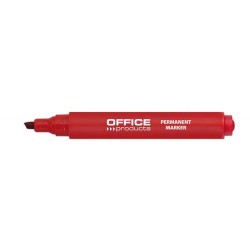 Marker permanentny OFFICE PRODUCTS czerwony ścięta 1-5mm