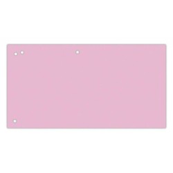 Przekładki 1/3 A4 OFFICE PRODUCTS różowe karton 190g/m² 100szt