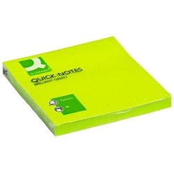 Karteczki samoprzylepne 76x76mm Q-CONNECT Brilliant zielone 80kart