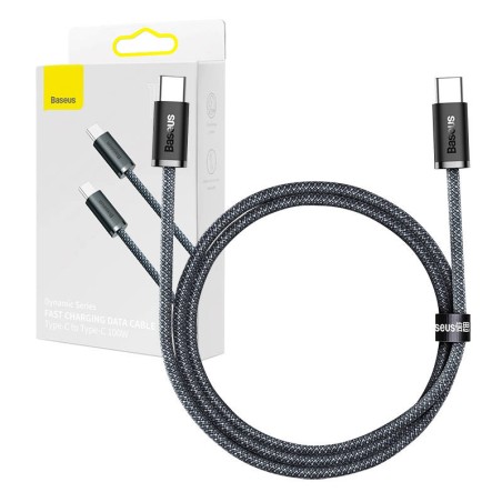Kabel USB-C do USB-C Baseus Dynamic Series, 100W, 1m (szary)