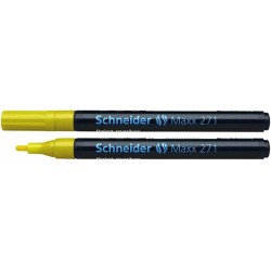 Marker olejowy  SCHNEIDER Maxx 271 żółty okrągła 1-2mm