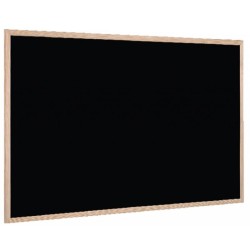 Tablica kredowa 60x90cm BI-OFFICE czarna rama drewniana