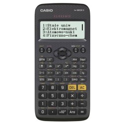Kalkulator naukowy 165,5x77x13,8mm CASIO FX-82CEX czarny solarne+bateria R03