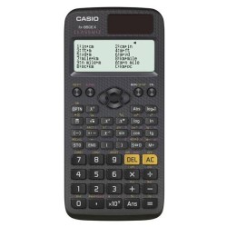 Kalkulator naukowy 165,5x77x11,1mm CASIO FX-85CEX czarny solarne+bateria LR44