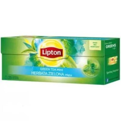 Herbata miętowa LIPTON Green Tea 25 torebek