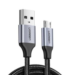 Kabel USB do Micro USB UGREEN US290 QC 3.0 2.4A 0.25m (czarny)