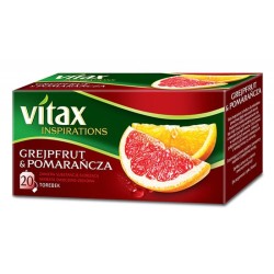 Herbata grejpfrut i pomarańcza VITAX INSPIRATIONS 20 torebek