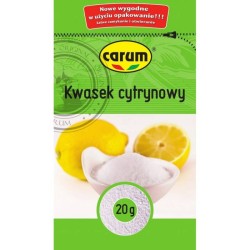 Kwasek cytrynowy CARUM 20g