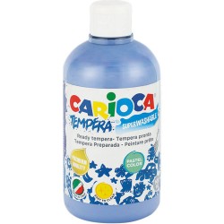 Farba tempera Carioca KO027/44 170-2587 500ml pastel niebieska