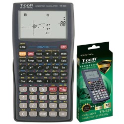 Kalkulator naukowy graficzny 12cyfr Toor Electronic TR-523 120-1457 zasilanie bateryjne 174x84x18mm