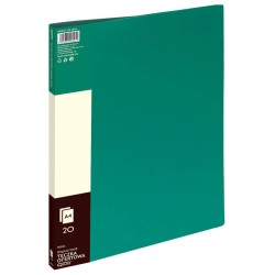 Album ofertowy A4 Grand 9002 120-1819 zielony PVC 20 kieszeni