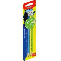 Ołówek z gumką Fiorello 160-2318 HB 3szt
