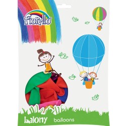 Balony 10" Fiorello 170-1673 pastelowy mix kolorów 100szt