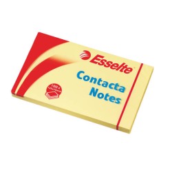 Karteczki samoprzylepne 75x125 ESSELTE Contacta 83001 Żółty 100 kart