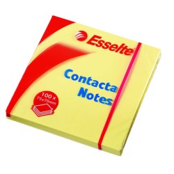 Karteczki samoprzylepne 75x75 ESSELTE Contacta 83003 Żółty 100 kart