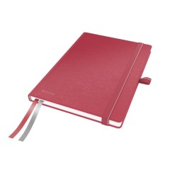 Notatnik A5 LEITZ Complete 44770025 Czerwony w kratkę Twarda oprawa 80 kartek