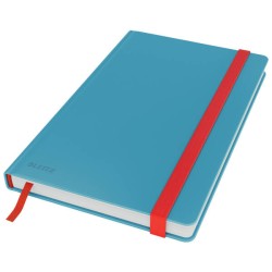 Notatnik A5 LEITZ Cosy Soft Touch 44540061 Morski niebieski w kratkę Twarda oprawa 96 kartek