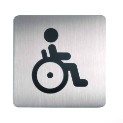 Piktogram  WC dla osób niepełnosprawnych 150x150 mm DURABLE PICTO 495923