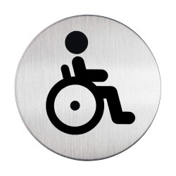 Piktogram  WC dla osób niepełnosprawnych 83 mm DURABLE PICTO 490623