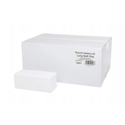 Ręcznik papierowy dwuwarstwowy celulozowy LUNA ZZ V-Fold celuloza 23x25 19501 biały 150 listków 20 SZT.
