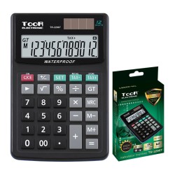 Kalkulator biurowy TOOR TR-2296T 12-pozycyjny &8211 wodoodporny
