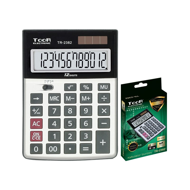 Kalkulator biurowy TOOR TR-2382 12-pozycyjny