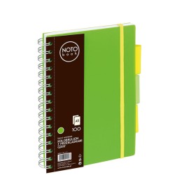 Kołobrulion Grand NOTObook A5 100 zielony kratka