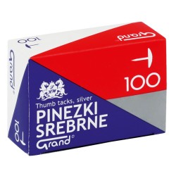 Pinezki GRAND S100 srebrne &8211 A&822110