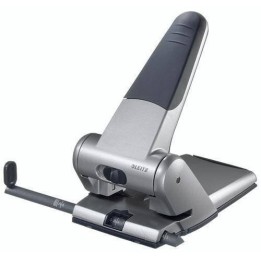 DZIURKACZ Z OGRANICZNIKIEM ALUMINIOWY LEITZ 5180 51800084 SREBRNY 65 KART