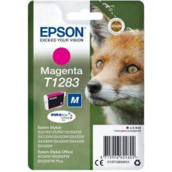 Tusz oryginalny EPSON T1283 C13T12834012 Magenta  3,5 ml