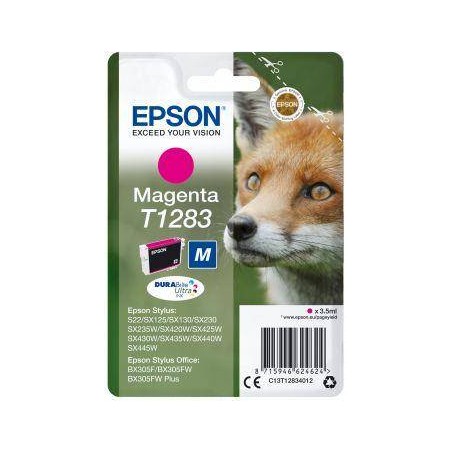 Tusz oryginalny EPSON T1283 C13T12834012 Magenta  3,5 ml