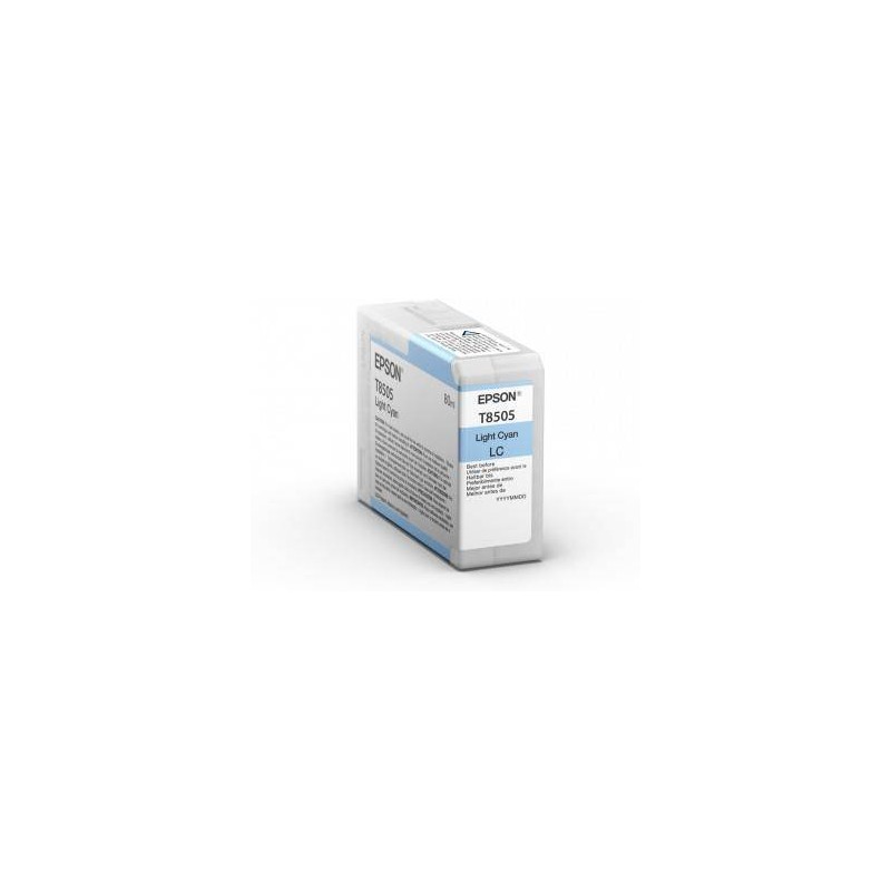 Tusz oryginalny EPSON T8505 C13T850500 Light Cyan 80 ml