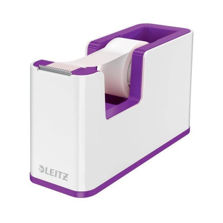 PODAJNIK DO TAŚMY LEITZ WOW 53641062 BIAŁO-FIOLETOWY