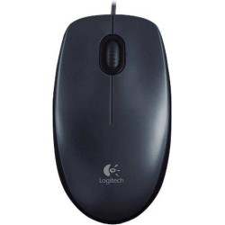 Mysz optyczna przewodowa M100 LOGITECH 910-005003 czarna 1000 dpi