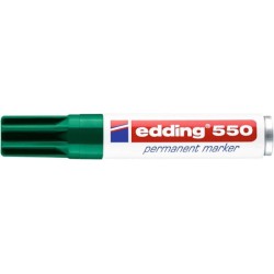 Marker permanentny EDDING 550 zielony 3-4 mm