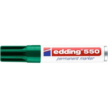 Marker permanentny EDDING 550 zielony 3-4 mm