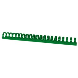 Grzbiet plastikowy 28,5mm (270 kartek) OFFICE PRODUCTS zielony 50 szt.