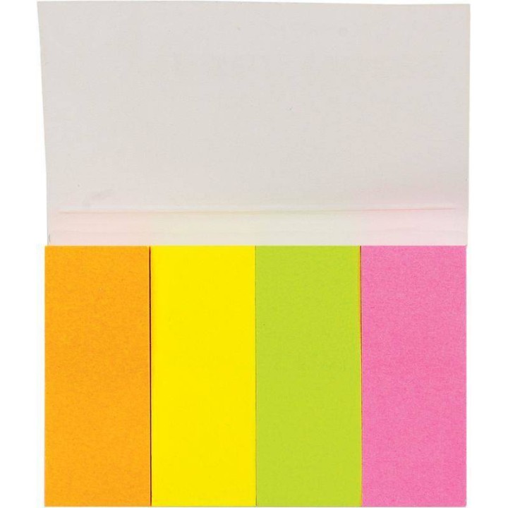 ZAKŁADKI INDEKSUJĄCE PAPIEROWE 20X50MM CENTRUM 85385 NEON*4 50SZT