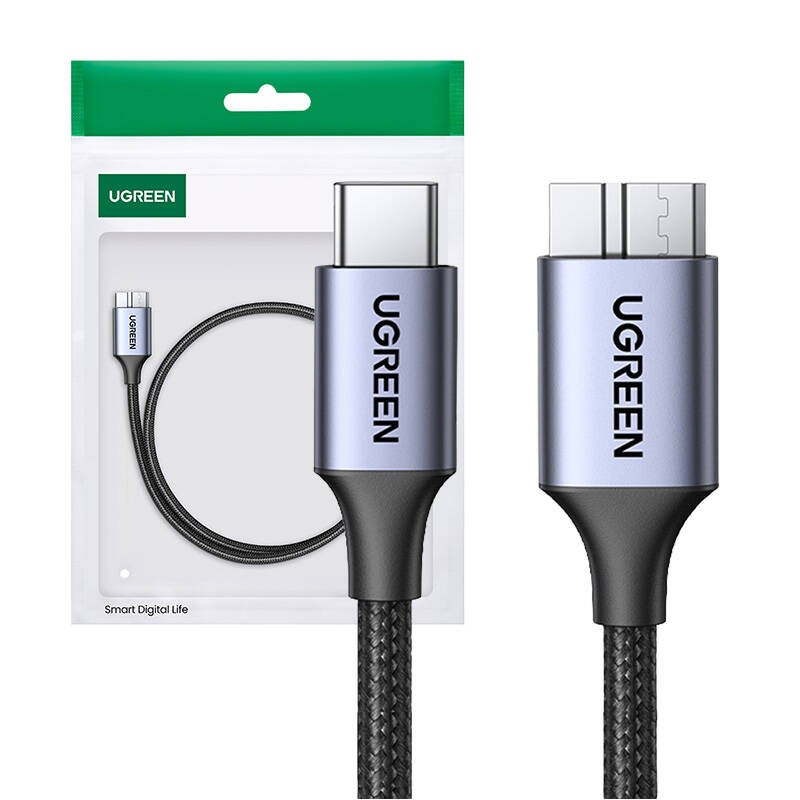 Kabel USB-C do USB Micro-B UGREEN 15233 2m (czarny)