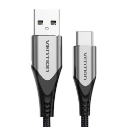 Kabel USB 2.0 A do USB-C Vention CODHH 3A 2m szary