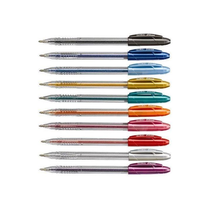 DŁUGOPIS ŻELOWY LINC SHINE GLITTER 1001G MIX*10 1.5