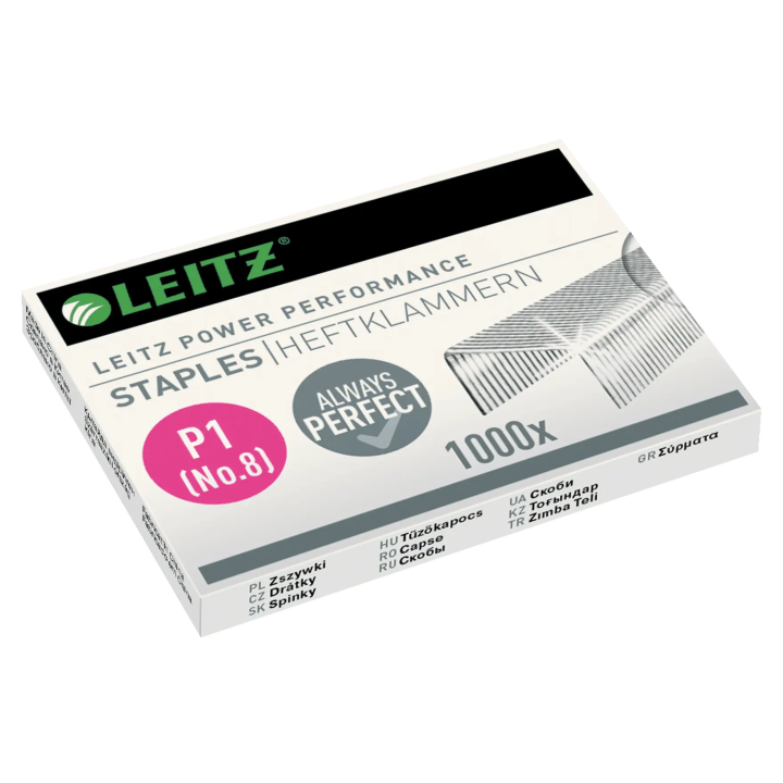 ZSZYWKI LEITZ NO.8 55780000 15 KART. 1000SZT.