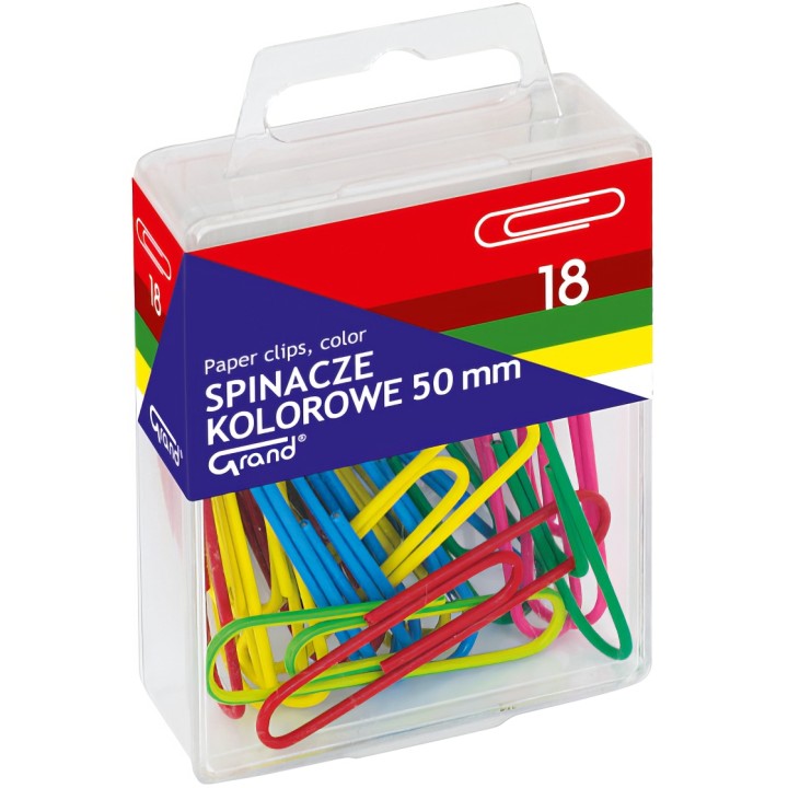Spinacze kolorowe