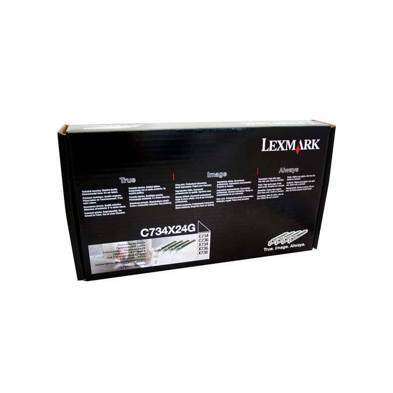 Bęben oryginalny LEXMARK C734X24G Czarny 20000 stron