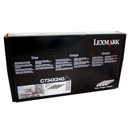 Bęben oryginalny LEXMARK C734X24G Czarny 20000 stron