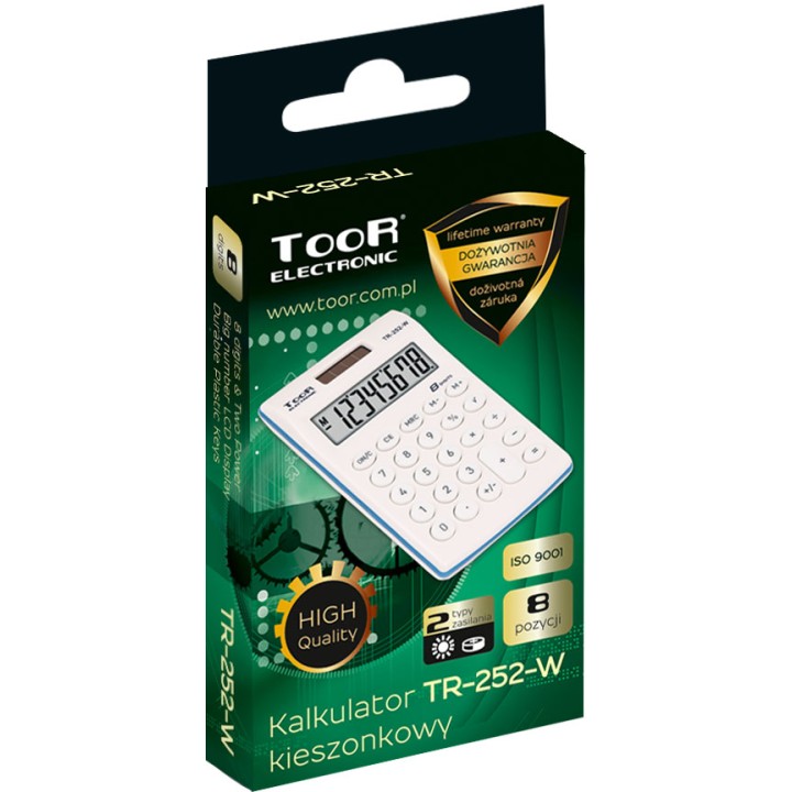 Kalkulator kieszonkowy TR 252