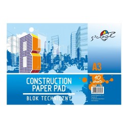 BLOK TECHNICZNY S'COOL A3 10K 160gsm