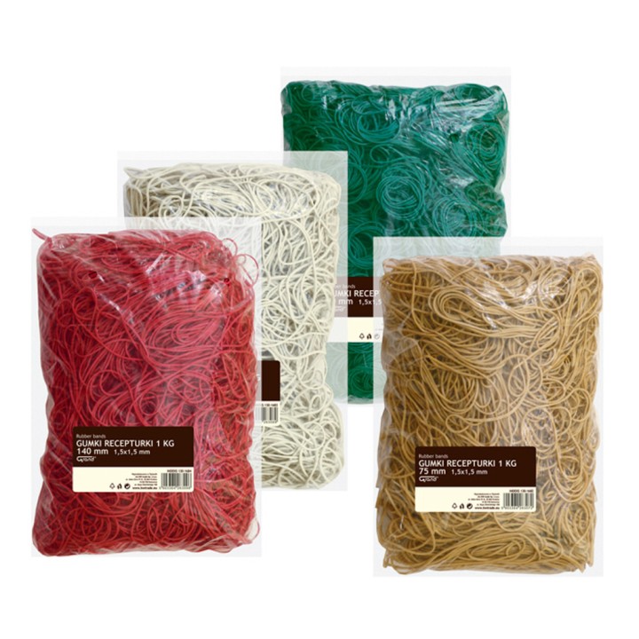 Gumki recepturki 60% kauczuku op. 1 kg